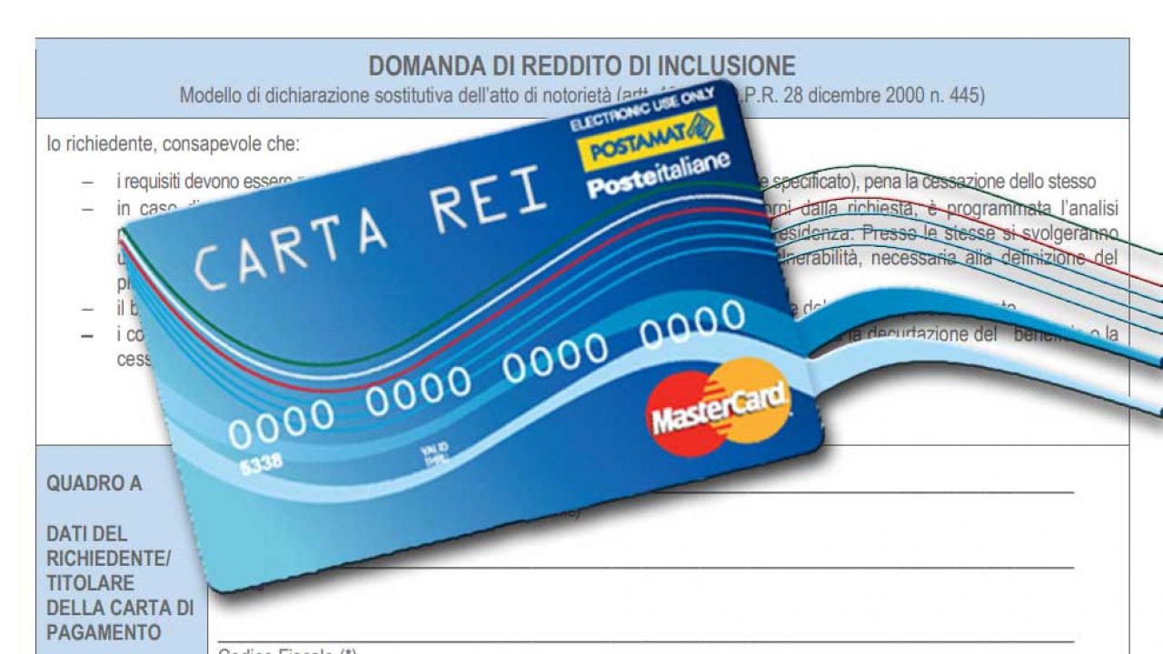 Carta Rei 2018 Cosè E Come Funziona Il Modulo Di Domanda E