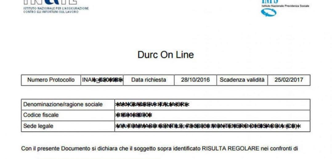 Validità Durc Online: Ritorna La Durata Ordinaria Pari A 120 Giorni ...