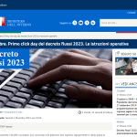 2 dicembre primo click day del decreto flussi 2023