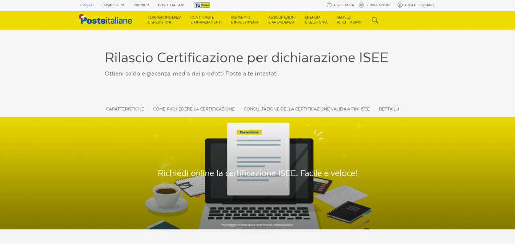 Giacenza media Poste Italiane