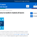 decreto coesione lavoro bonus assunzioni