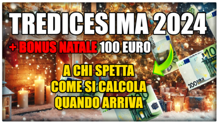 Tredicesima + Bonus Natale 2024