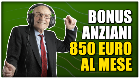 Bonus anziani 2025 da 850 euro al mese